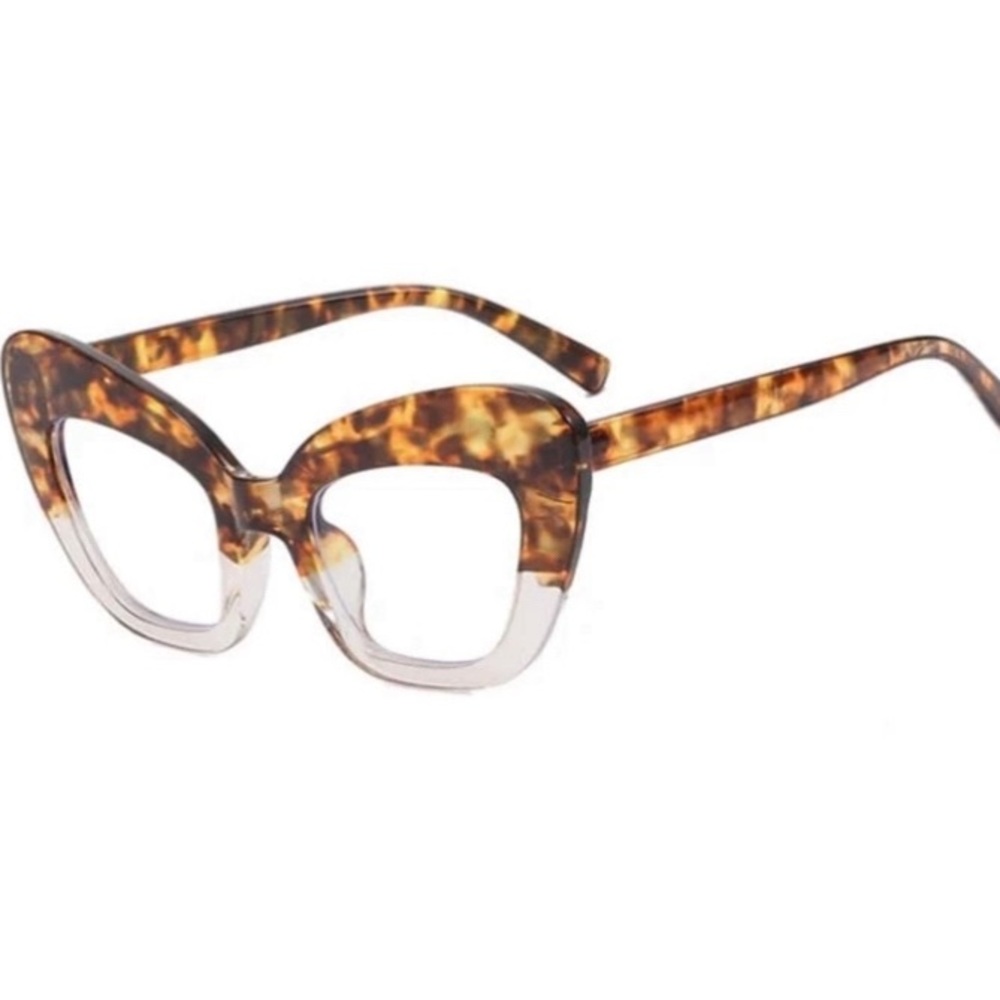Faux tortoise clear readers